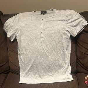 Guess Light Gray Short Sleeve Shirt